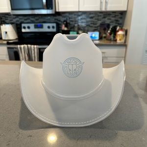 Neon Cowboys light up hat - white concert festival